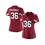 Women's Nike Arizona Cardinals #36 D. J. Swearinger Limited Red Team Color NFL Jersey