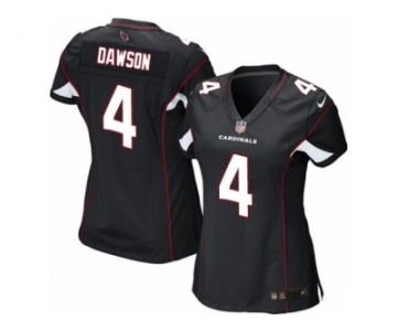 Women's Nike Arizona Cardinals #4 Phil Dawson Limited Black Alternate NFL Jersey