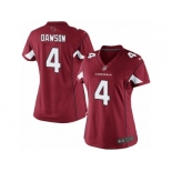 Women's Nike Arizona Cardinals #4 Phil Dawson Limited Red Team Color NFL Jersey