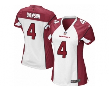 Women's Nike Arizona Cardinals #4 Phil Dawson Limited White NFL Jersey