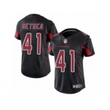 Women's Nike Arizona Cardinals #41 Antoine Bethea Limited Black Rush NFL Jersey