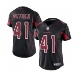 Women's Nike Arizona Cardinals #41 Antoine Bethea Limited Black Rush Vapor Untouchable NFL Jersey