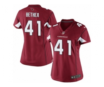 Women's Nike Arizona Cardinals #41 Antoine Bethea Limited Red Team Color NFL Jersey