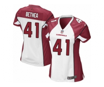 Women's Nike Arizona Cardinals #41 Antoine Bethea Limited White NFL Jersey