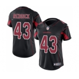 Women's Nike Arizona Cardinals #43 Haason Reddick Limited Black Rush Vapor Untouchable NFL Jersey