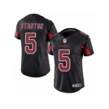 Women's Nike Arizona Cardinals #5 Drew Stanton Limited Black Rush NFL Jersey