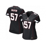 Women's Nike Arizona Cardinals #57 Alex Okafor Limited Black Alternate NFL Jersey