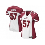 Women's Nike Arizona Cardinals #57 Alex Okafor Limited White NFL Jersey