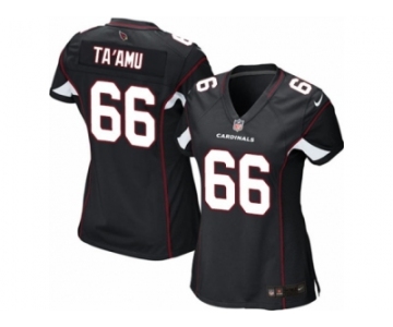 Women's Nike Arizona Cardinals #66 Alameda Ta'amu Limited Black Alternate NFL Jersey