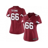 Women's Nike Arizona Cardinals #66 Alameda Ta'amu Limited Red Team Color NFL Jersey