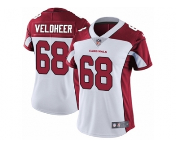 Women's Nike Arizona Cardinals #68 Jared Veldheer Vapor Untouchable Limited White NFL Jersey