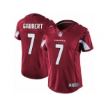 Women's Nike Arizona Cardinals #7 Blaine Gabbert Red Team Color Vapor Untouchable Limited Player NFL Jersey