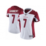 Women's Nike Arizona Cardinals #7 Blaine Gabbert White Vapor Untouchable Limited Player NFL Jersey