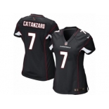 Women's Nike Arizona Cardinals #7 Chandler Catanzaro Limited Black Alternate NFL Jersey