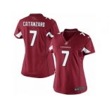 Women's Nike Arizona Cardinals #7 Chandler Catanzaro Limited Red Team Color NFL Jersey