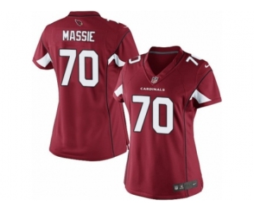 Women's Nike Arizona Cardinals #70 Bobby Massie Limited Red Team Color NFL Jersey