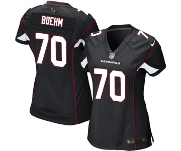 Women's Nike Arizona Cardinals #70 Evan Boehm Game Black Alternate NFL Jersey