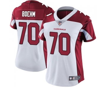 Women's Nike Arizona Cardinals #70 Evan Boehm White Vapor Untouchable Limited Player NFL Jersey