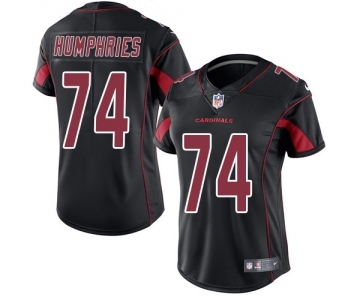 Women's Nike Arizona Cardinals #74 D.J. Humphries Limited Black Rush Vapor Untouchable NFL Jersey