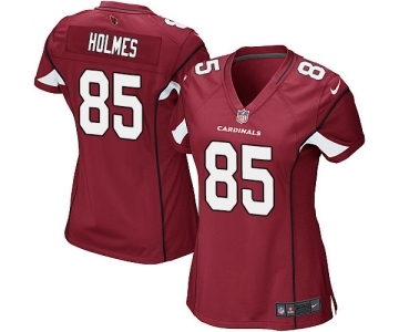 Women's Nike Arizona Cardinals #85 Gabe Holmes Game Red Team Color NFL Jersey