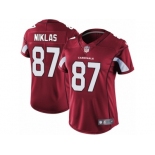 Women's Nike Arizona Cardinals #87 Troy Niklas Vapor Untouchable Limited Red Team Color NFL Jersey