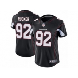 Women's Nike Arizona Cardinals #92 Frostee Rucker Vapor Untouchable Limited Black Alternate NFL Jersey