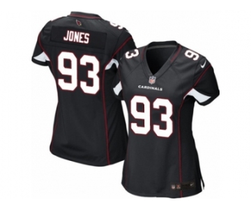 Women's Nike Arizona Cardinals #93 Jarvis Jones Limited Black Alternate NFL Jersey