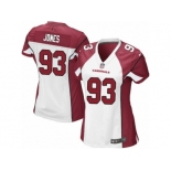 Women's Nike Arizona Cardinals #93 Jarvis Jones Limited White NFL Jersey