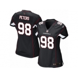 Women's Nike Arizona Cardinals #98 Corey Peters Limited Black Alternate NFL Jersey