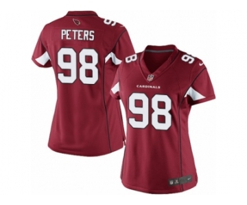 Women's Nike Arizona Cardinals #98 Corey Peters Limited Red Team Color NFL Jersey