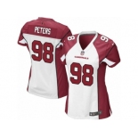 Women's Nike Arizona Cardinals #98 Corey Peters Limited White NFL Jersey