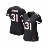 nike women fl jerseys arizona cardinals #31 johnson black[nike][johnson]