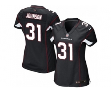 nike women fl jerseys arizona cardinals #31 johnson black[nike][johnson]