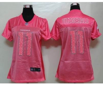 nike women nfl jerseys arizona cardinals #11 larry fitzgerald pink[2012 new]