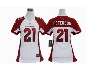 nike women nfl jerseys arizona cardinals #21 patrick peterson white[nike]