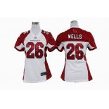 nike women nfl jerseys arizona cardinals #26 wells white[nike]