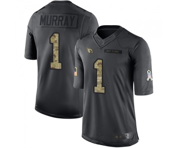 Youth Arizona Cardinals #1 Kyler Murray Limited Black 2016 Salute to Service Football Jersey