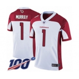 Youth Arizona Cardinals #1 Kyler Murray White Vapor Untouchable Limited Player 100th Season Football Jersey