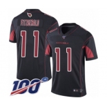 Youth Arizona Cardinals #11 Larry Fitzgerald Limited Black Rush Vapor Untouchable 100th Season Football Jersey