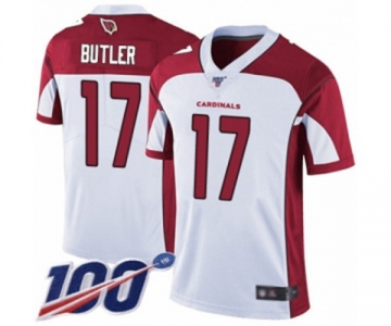 Youth Arizona Cardinals #17 Hakeem Butler White Vapor Untouchable Limited Player 100th Season Football Jersey