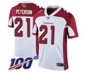 Youth Arizona Cardinals #21 Patrick Peterson White Vapor Untouchable Limited Player 100th Season Football Jersey