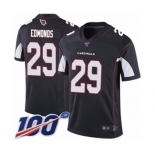 Youth Arizona Cardinals #29 Chase Edmonds Black Alternate Vapor Untouchable Limited Player 100th Season Football Jersey