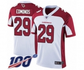 Youth Arizona Cardinals #29 Chase Edmonds White Vapor Untouchable Limited Player 100th Season Football Jersey