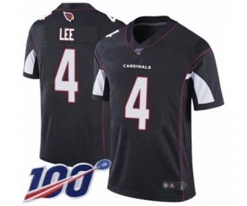 Youth Arizona Cardinals #4 Andy Lee Black Alternate Vapor Untouchable Limited Player 100th Season Football Jersey