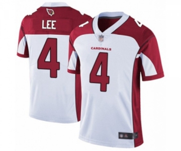 Youth Arizona Cardinals #4 Andy Lee White Vapor Untouchable Limited Player Football Jersey