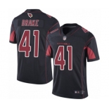 Youth Arizona Cardinals #41 Kenyan Drake Limited Black Rush Vapor Untouchable Football Jersey