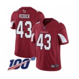 Youth Arizona Cardinals #43 Haason Reddick Red Team Color Vapor Untouchable Limited Player 100th Season Football Jersey