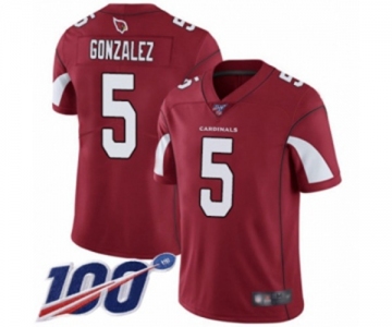 Youth Arizona Cardinals #5 Zane Gonzalez Red Team Color Vapor Untouchable Limited Player 100th Season Football Jersey