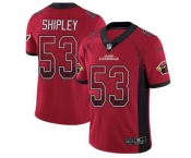 Youth Arizona Cardinals #53 A.Q. Shipley Limited Red Rush Drift Fashion Football Jersey