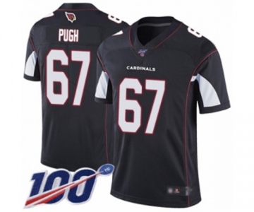 Youth Arizona Cardinals #67 Justin Pugh Black Alternate Vapor Untouchable Limited Player 100th Season Football Jersey